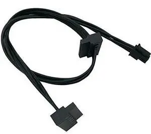 (2-Pack) SATA Power Cable for Lenovo Motherboard, ATX Mini 4 Pin to 2X Right-Angle SATA Hard Drive HDD Adapter 17.7-inch(45cm) (2-Pack) SATA Power Cable for Lenovo Motherboard, ATX Mini 4 Pin to 2X Right-Angle SATA Hard Drive HDD Adapter 17.7-inch(45cm)