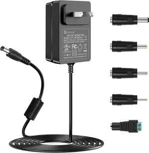 9V 2A AC Adapter Power Supply Cord UL Listed 100V -240V AC to DC 9Vdc fit for 9Volt 2A 2000mA 1.5A 1500mA 1A 1000mA 0.5A 500mA Devices. (NOT Battery Charger).