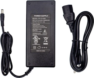 Ultra PoE UL Listed 12V 8A Power Supply Adapter 96W AC to DC Transformer Ultra PoE UL Listed 12V 8A Power Supply Adapter 96W AC to DC Transformer