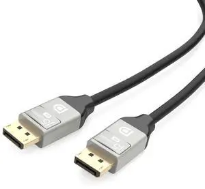VESA Certified 8K DisplayPort Cable, Supports DP 1.4, 4K@120Hz, 8K@60Hz, HDR for Gaming Monitor, TV, PC, Laptop - 6.6ft (JDC43) VESA Certified 8K DisplayPort Cable, Supports DP 1.4, 4K@120Hz, 8K@60Hz, HDR for Gaming Monitor, TV, PC, Laptop - 6.6ft (JDC43)