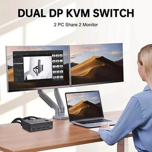 2X2 DP Dual,DP Dual Monitor KVM Switch DisplayPort 1.4 8K@30Hz 4K@144Hz DP Extended Display KVM Switch for 2 Computers Share 2 Monitors 2X2 DP Dual,DP Dual Monitor KVM Switch DisplayPort 1.4 8K@30Hz 4K@144Hz DP Extended Display KVM Switch for 2 Computers Share 2 Monitors