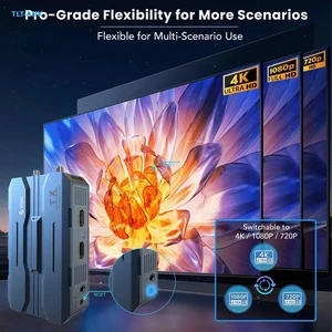 one RX one TX,4K 250M IP TCP Wireless HDMI H265 Encoder 4K Transmitter Extender Support 1 Tx to 1 Rx 250m Wireless Bridge Audio Mixer one RX one TX,4K 250M IP TCP Wireless HDMI H265 Encoder 4K Transmitter Extender Support 1 Tx to 1 Rx 250m Wireless Bridge Audio Mixer
