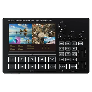 with AU Plug,1080P Video Mixer Switcher with 5 inch IPS Screen 4-CH HDMI Live Streaming Support Mic Line in Audio Mix Video Capture Recording with AU Plug,1080P Video Mixer Switcher with 5 inch IPS Screen 4-CH HDMI Live Streaming Support Mic Line in Audio Mix Video Capture Recording