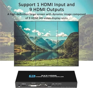 with AU Plug,4K Video Wall Controller 3x3 1080P HDMI Video Image Processor 3x3 2x3 2x4 1x3 1x4 for 9 Screen Stitching Splicer with Audio Out with AU Plug,4K Video Wall Controller 3x3 1080P HDMI Video Image Processor 3x3 2x3 2x4 1x3 1x4 for 9 Screen Stitching Splicer with Audio Out