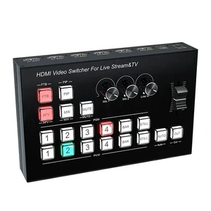 with AU Plug,4 in 2 out HDMI Live Stream Switcher Studio Mic Mixer Multi Camera Live Streaming Broadcasting Production Type-c Capture Record with AU Plug,4 in 2 out HDMI Live Stream Switcher Studio Mic Mixer Multi Camera Live Streaming Broadcasting Production Type-c Capture Record