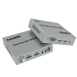 TX and RX,4K@60HzHDMI KVM Fiber Extender 20KM over LC Optical Fiber Cable HDMI KVM Optical Transceiver SFP Module Support Mouse Keyboard TX and RX,4K@60HzHDMI KVM Fiber Extender 20KM over LC Optical Fiber Cable HDMI KVM Optical Transceiver SFP Module Support Mouse Keyboard