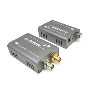 with US Plug,Bi-directional 4K 12G SDI Fiber Extender over LC Fiber Optical Cable 2160P Broadcast Level SDI to Fiber Transceiver Converter with US Plug,Bi-directional 4K 12G SDI Fiber Extender over LC Fiber Optical Cable 2160P Broadcast Level SDI to Fiber Transceiver Converter