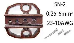 First picture~Crimping tool jaw SN-48B / 48 b / 02 c / h 2549/03/2546 b / 2 wf2c / 06   wf / 16 wf / 06SN pliers series special jaw(Silver SN-2
)