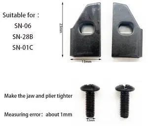 First picture~Crimping tool jaw SN-48B / 48 b / 02 c / h 2549/03/2546 b / 2 wf2c / 06   wf / 16 wf / 06SN pliers series special jaw(Orange Jaw adaPter
)
