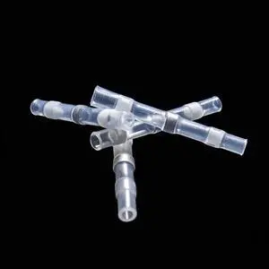 First picture~Electrical Connector Heat Shrink Without Crimp Waterproof Sleeve Solder Terminal Sealed Insulation Butt Wire Joint(Male ferrule 30Pcs
Whitewhite
)