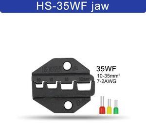 First picture~HS Crimping pliers jaw for 230mm pliers plug spring crimping cap terminals HS-03BC/2546B/103/101 high hardness jaw tools(Violet HS-35WF jaw
)