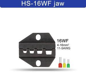 First picture~HS Crimping pliers jaw for 230mm pliers plug spring crimping cap terminals HS-03BC/2546B/103/101 high hardness jaw tools(Ivory White HS-16WF jaw
)