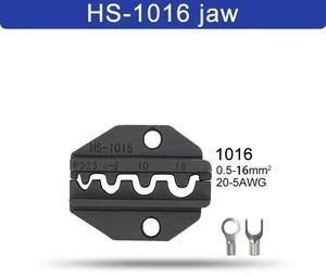 First picture~HS Crimping pliers jaw for 230mm pliers plug spring crimping cap terminals HS-03BC/2546B/103/101 high hardness jaw tools(Military Green HS-1016 jaw
)
