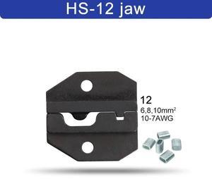 First picture~HS Crimping pliers jaw for 230mm pliers plug spring crimping cap terminals HS-03BC/2546B/103/101 high hardness jaw tools(RHODOHS-12 jaw
)