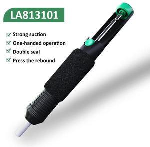First picture~ powerful Desoldering pump Suction Tin Sucker pen Vacuum Soldering Iron Desolder Gun plastic Removal Hand Welding Tool(Brown 1Pcs solder sucker
)