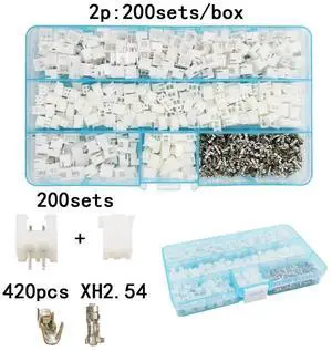First picture~135sets/box suit  pin 2.54mm XH2.54 connector plug + straight needle + terminal socket Header wire Adaptor connectors(Dark Grey
)