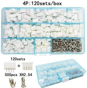 First picture~135sets/box suit   pin 2.54mm XH2.54 connector plug + straight needle + terminal socket Header wire Adaptor connectors(MULTI
)
