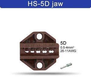 First picture~HS Crimping pliers jaw for 230mm pliers plug spring crimping cap terminals HS-03BC/2546B/103/101 high hardness jaw tools(MULTIHS-5D jaw
)