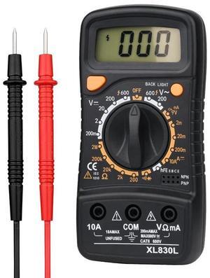 First picture~professional Multimeter Digital Multimetro XL830L AC/DC Voltmeter Ammeter Voltage Current Diode Continuity hFE Tester Meter(Purple XL830L
)