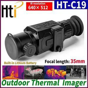 Hti HT-C19 Thermal Imager Infrared Thermal Camera Hunting Monocular Telescope Focus: 35mm