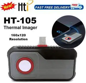 HTI HT-105 Infrared Thermal Imager Mobile Phone 160x120 IR Resolution 3.2mm Lens