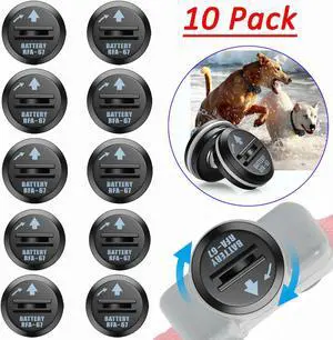 10 Pack 6V RFA-67 Battery Replacement For Pet Safe Fence Bark Training Collars