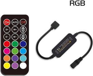 LED RF Controller with 14/17/28 Keys Remote Control for Single Color / Double White / RGB / RGBW / RGB+CCT LED Strip Lights