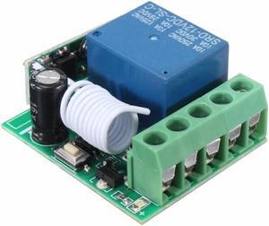 433MHz 315MHz Wireless Relay Switch Module DC 12V 1 Channel RF Remote Control Switch Heterodyne Receiver Module