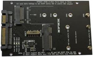 M.2 NGFF MSATA SSD To 2.5-inch SATA3.0 Adapter 2 In 1 SSD Conversion Card, Suitable for PC Notebook Computers