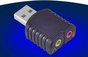USB Stereo Sound Card Adapter Converter Extra Audio Source Plug and Play for MAC