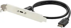 USB3.1 USB 3.1 Front Panel Header Type-e Type E To USB-C Type-C C Female Extension Cable 40cm 0.4m with Panel Mount Screw
