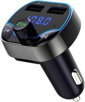 12V Dual USB Car Charger Car MP3 Player Car FM Transmitter Fast Charging Support Voice Broadcasting Navigation Voltage Testing