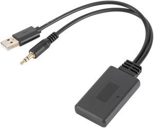 Car CD Player Stereo 3.5mm AUX Audio Output USB Wireless Bluetooth Music 5.0 Adapter Receiver