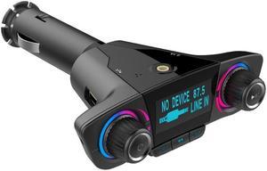 Upgrad Car Hands-BT06 Car Bluetooth Mp3 Player USB 2.1A Fast Charger Multi-function Bluetooth Car Charger Multi-language