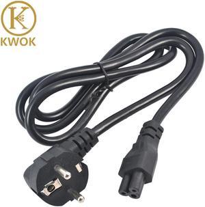 Universal EU 3 Prong 2 Pin AC Laptop Adapter Power Cord For Asus HP Sony Dell Lenovo Acer Sumsung Toshiba Fujitsu EU Power Cord