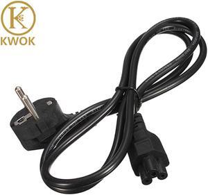 EU 2 Pin Plug Power Cord 1.2M Length AC Power Cable 3 Prong Laptop Cable for Asus HP Sony Dell Lenovo Acer Samsung Toshiba