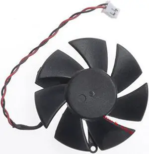 Diameter 45mm DF0501012SEE2C 0.05A 2pin Computer Vedio Card VGA Cooler Fan For sapphire HD6450 Graphics card cooling