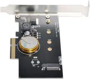 PCI-E 3.0 x4 to M.2 NGFF M Key SSD Nvme Card Adapter PCI Express with Power Failure Protection 4.0F Super Capacitor PCI-E 3.0 x4 to M.2 NGFF M Key SSD Nvme Card Adapter PCI Express with Power Failure Protection 4.0F Super Capacitor