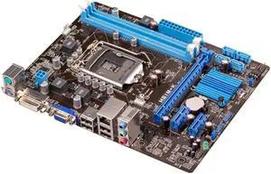 PCI-E H61M Desktop Motherboard i7 i5 i3 LGA 1155 Pin CPU Small Board 16G DDR3 Memory Bar VGA HDMI-compatible Interface