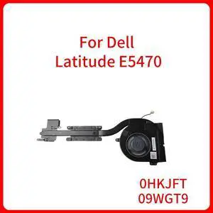 0HKJFT 09WGT9 Laptop Cooling Radiator Fan For Dell Latitude E5470 5470 CPU Cooling Fan Heatsink CPU Fan with Heatsink