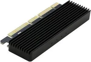 NVMe Adapter M.2 PCIe SSD To PCI-e X4/x8/x16 Converter Card With Heat Sink For M.2 (M Key) NVMe SSD 2280/2260/2242/2230