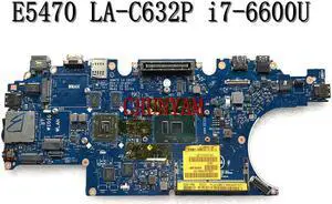 LA-C632P i7-6600U 2GB FOR Latitude 14" 5470 E5470 Laptop Notebook Motherboard CN-0NR58R NR58R Mainboard 100%t ested