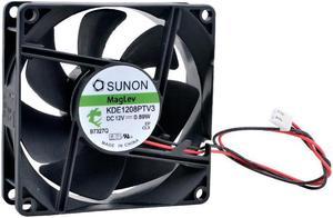 KDE1208PTV3 8cm 80mm fan 80x80x25mm 8025 DC12V 0.89W Magnetic suspension bearing Silent cooling fan for power supply