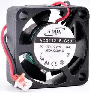 AD0212LB-G50 2.5cm 2510 25x25x10mm 25mm fan 12V 0.07A small router TV box cooling fan