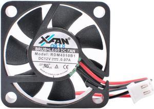 RDM4010B1 4cm 40mm fan 40x40x10mm DC12V 0.07A Double ball bearing 2 wires Quiet small cooling fan