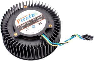 FD6525H12S 12V 1.30A for  Radeon R9 270/270X 470 480 graphics card cooling fan