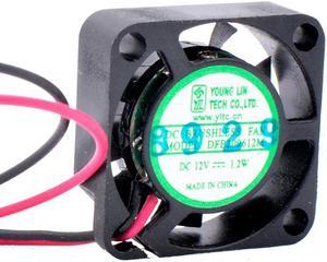 DFB200612M 2cm 20mm fan 20x20x6mm DC12V 1.2W 2 wires double ball bearing Mini ultra-thin cooling fan for router projector