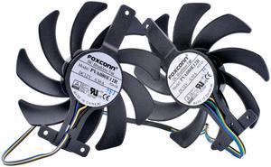 PVA080E12R-P26-GE 12V 0.50A 4pin A pair of cooling fans for RTX3060 graphics card cooling fan CF9015U12D