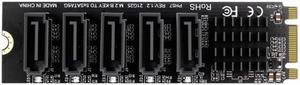 M.2 NGFF B-Key SATA Change 5 Port Expansion Card 6Gbps Expansion Card JMB585 Chipset