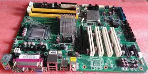 100% Test OK IPC Mainboard AIMB-766VG REV.A2 AIMB-766 Q35 ATX Industrial Motherboard 4*PCI 1*LAN 4*COM With CPU RAM